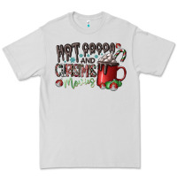 Dove Grey hot cocoa and christmas movies Premium Tee - CowhideDigitalArt