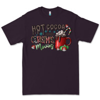 Plum hot cocoa and christmas movies Premium Tee - CowhideDigitalArt