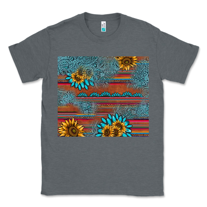 Sunflower Gemstone Serape Tumbler Classic Tee by AdoDesignShop | Teevron