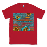 Red sunflower gemstone serape tumbler Classic Tee - AdoDesignShop