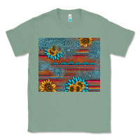 Sage sunflower gemstone serape tumbler Classic Tee - AdoDesignShop