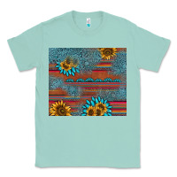Seafoam sunflower gemstone serape tumbler Classic Tee - AdoDesignShop
