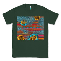 Sports Green sunflower gemstone serape tumbler Classic Tee - AdoDesignShop