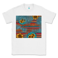 White sunflower gemstone serape tumbler Classic Tee - AdoDesignShop