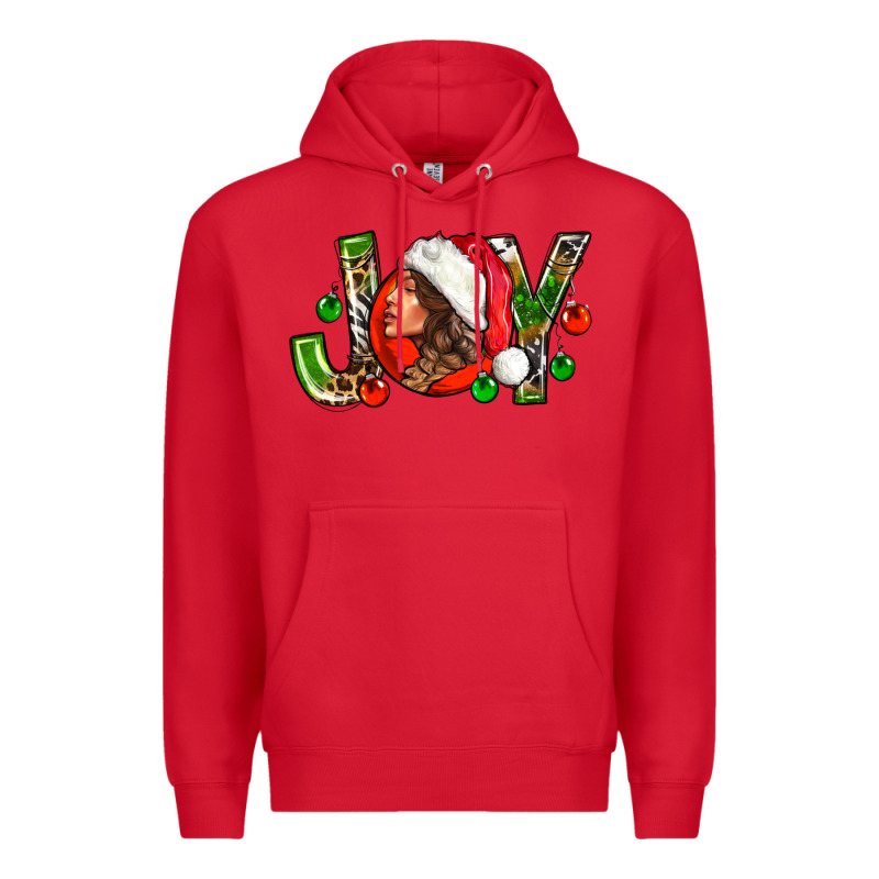 Joy With Woman Premium Hoodie by NancyCooperArtShop | Teevron