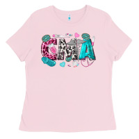Bubblegum Pink cma Ladies Tee - texasbilliewilder
