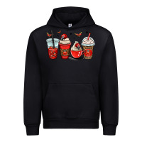 Black ladybug coffee cups Urban Hoodie - OliviaCreatesArt