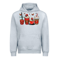 Heather Grey ladybug coffee cups Urban Hoodie - OliviaCreatesArt