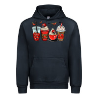 Navy ladybug coffee cups Urban Hoodie - OliviaCreatesArt