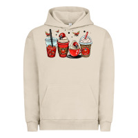Pigment French Oak ladybug coffee cups Urban Hoodie - OliviaCreatesArt