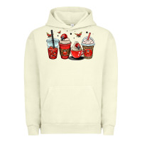 Pigment Pistachio ladybug coffee cups Urban Hoodie - OliviaCreatesArt