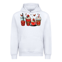 White ladybug coffee cups Urban Hoodie - OliviaCreatesArt
