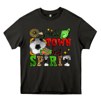 Asphalt small town big spirit soccer Heavy Core Tee - Zillion Design Studio