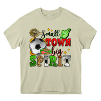 Mossy small town big spirit soccer Heavy Core Tee - Zillion Design Studio