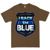 Cacao I back the blue 4th of July Premium Tee - CowGirlArtShop
