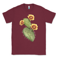 Burgundy opuntia phaeacantha Classic Tee - LillyAllenDesigns