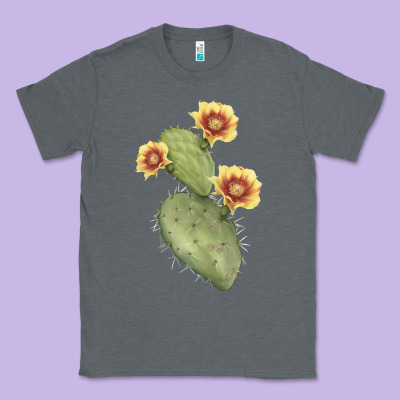 Opuntia Phaeacantha Classic Tee Designed By Lillyallendesigns