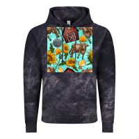 Cloud Black farm seamless pattern Vintage Hoodie - BundleAndBundleShop