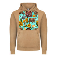 Vintage Camel farm seamless pattern Vintage Hoodie - BundleAndBundleShop