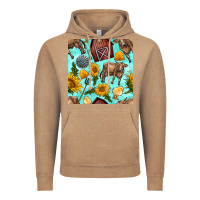 Vintage Coffee farm seamless pattern Vintage Hoodie - BundleAndBundleShop