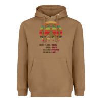 Birthplace Earth Race Human Peace Sign Hippie Heavyweight Hoodie | Teevron