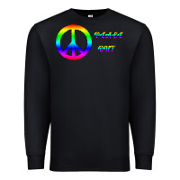 Black Peace Out Premium Sweatshirt - Bettercallsaul