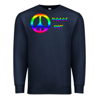 Navy Peace Out Premium Sweatshirt - Bettercallsaul