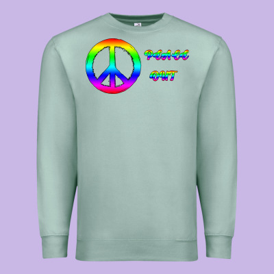 Peace Out Premium Sweatshirt Designed By Bettercallsaul