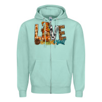 Seafoam Love Fall Gnome Zipper Hoodie - BundleAndBundleShop