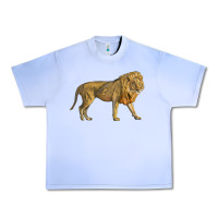 Grape Ice lion Urban Heavy Tee - LillyAllenDesigns
