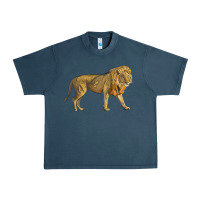 Midnight Navy lion Urban Heavy Tee - LillyAllenDesigns