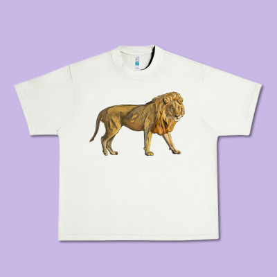 Lion Urban Heavy Tee Designed By Lillyallendesigns