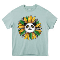 Arona panda sunflower Heavy Core Tee - RanaPortraitStore