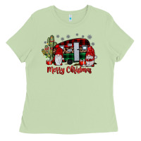 Matcha merry christmas gnome caravan Ladies Tee - JahusDesignShop