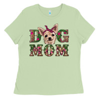 Matcha christmas dog mom chihuahua Ladies Tee - RanaPortraitStore