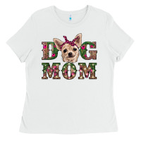 White christmas dog mom chihuahua Ladies Tee - RanaPortraitStore