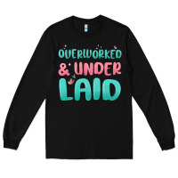 Black overworked underlaid Long Sleeve Tee - MaliasSmallBusiness