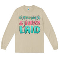Mushroom overworked underlaid Long Sleeve Tee - MaliasSmallBusiness