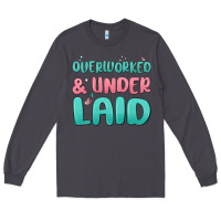 Smoke overworked underlaid Long Sleeve Tee - MaliasSmallBusiness