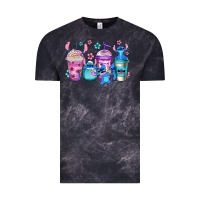 Cloud Black stitch coffee Vintage Tee - Jasminsmagicworld