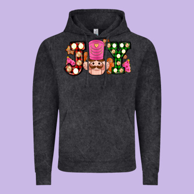 Christmas Joy Snacks And Nutcracker Cookies Ado Vintage Hoodie Designed By Adodesignshop