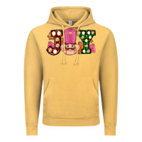 Vintage Mustard Christmas joy snacks and nutcracker cookies ado Vintage Hoodie - AdoDesignShop