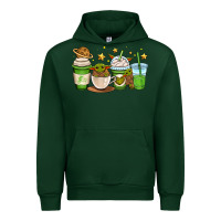 Forest Green fantastic movie character coffee cups Urban Hoodie - OliviaCreatesArt