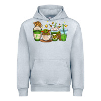 Heather Grey fantastic movie character coffee cups Urban Hoodie - OliviaCreatesArt