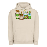 Pigment French Oak fantastic movie character coffee cups Urban Hoodie - OliviaCreatesArt