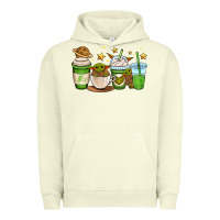 Pigment Pistachio fantastic movie character coffee cups Urban Hoodie - OliviaCreatesArt