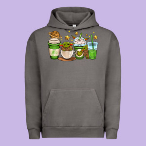 Fantastic Movie Character Coffee Cups Urban Hoodie Designed By Oliviacreatesart