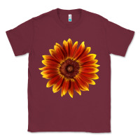 Burgundy little becka sunflower Classic Tee - LillyAllenDesigns