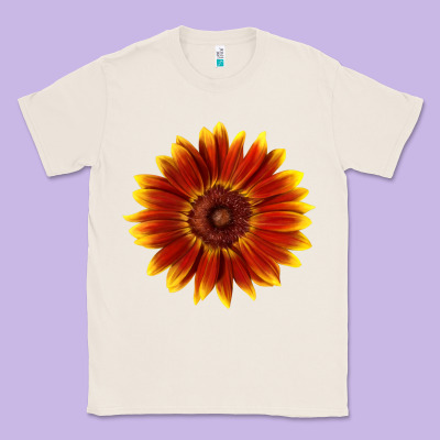 Little Becka Sunflower Classic Tee Designed By Lillyallendesigns