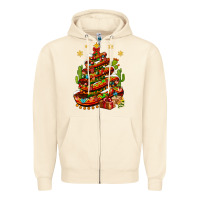Sandshell Christmas Feliz Navidad Sombrero Tree Zipper Hoodie - BundleAndBundleShop